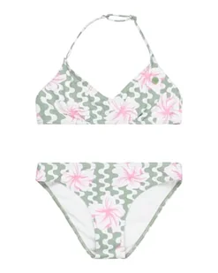 Roxy Girl's Party Waves Basic Tri Bra Set Bikini Top (1 szt.) - Koszulki i topy damskie - miniaturka - grafika 1