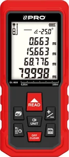 PRO Urządzenia pomiarowe / Dalmierze laserowe Dalmierz laserowy DL-100X 3-01-06-L1-078 - Sprzęt geodezyjny - miniaturka - grafika 2