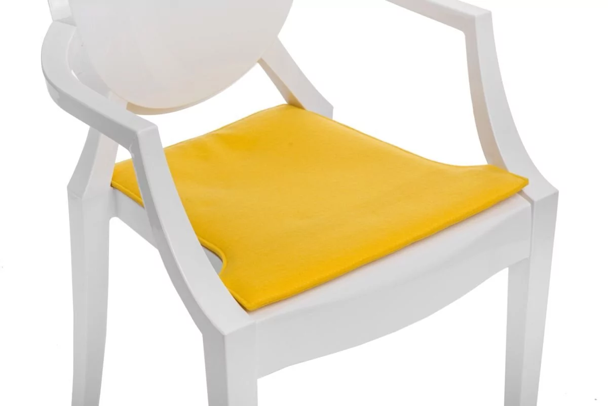 Intesi Poduszka na krzesło Royal żółta 78703 [6638487]