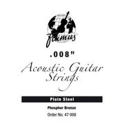 Struny gitarowe  - Framus Phosphor Bronze Single String 008 plain steel struna pojedyncza - miniaturka - grafika 1