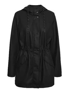 VERO MODA Damska kurtka powlekana, Schwarz, 48 - Kurtki damskie - miniaturka - grafika 1