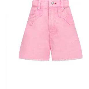 HUGO KIDS Jeansowe szorty | Regular Fit - Spodnie i spodenki dla dziewczynek - miniaturka - grafika 1