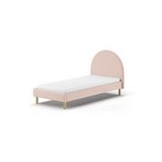 Stelaże pod materac - Różowe tapicerowane łóżko ze stelażem 90x200 cm MOON – Vipack - miniaturka - grafika 1