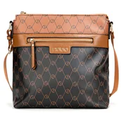 Torebki damskie - Torebka Nobo BAGU140-KM17 Brązowy - miniaturka - grafika 1