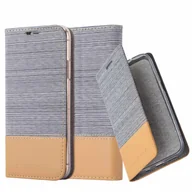 Etui i futerały do telefonów - Etui ochronne Cadorabo do Apple iPhone 13 MINI w kolorze szarym etui na telefon komórkowy pokrowiec na książkę - miniaturka - grafika 1