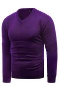 Swetry męskie - Sweter męski 2200a - fiolet - Risardi - miniaturka - grafika 1