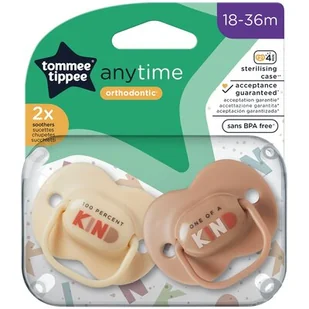 Tommee Tippee Smoczek ANY TIME 18-36m turkus/granat, 2szt. - >>> DARMOWA od 99zł <<< w 24h ! - Smoczki uspokajające - miniaturka - grafika 1