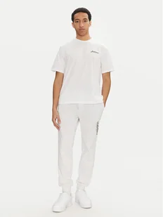 Jack&Jones Komplet t-shirt i spodnie dresowe Beau 12277849 Biały Relaxed Fit - Spodnie sportowe męskie - miniaturka - grafika 1