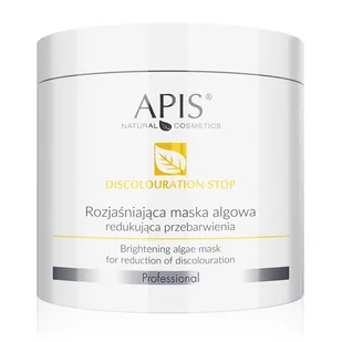 Apis Professional Discolouration-Stop Rozjaśniająca maska algowa redukująca przebarwienia 250 g - Maseczki do twarzy - miniaturka - grafika 1