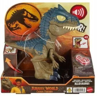 JURASSIC WORLD CHAOS THEORY DINOZAUR ALLOSAURUS figurka z dźwiękiem