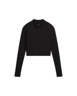 Koszulki i topy damskie - Vans Longsleeve damski VN0007EZBLK M - miniaturka - grafika 1