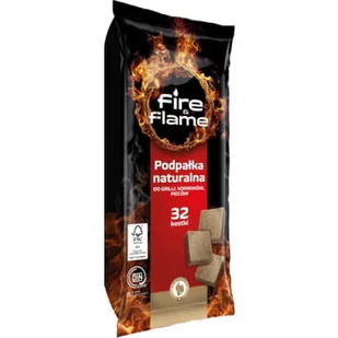 FIRE&FLAME PODPAŁKA NATURALNA 32 KOSTKI zakupy dla domu i biura F&F 32 K/12MM - Rozpałki - miniaturka - grafika 1