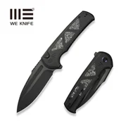 Noże - Nóż składany WE Knife Sylox Black Titanium/Aluminum Foil Carbon Fiber, Black Stonewashed/Black Brushed M390 (WE24027-1) - miniaturka - grafika 1