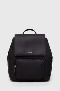Calvin Klein plecak damski kolor czarny mały gładki - Plecaki - miniaturka - grafika 1