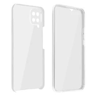 Etui 360° do Samsunga Galaxy M12 Elastyczny przód i sztywny tył – przezroczyste - Etui i futerały do telefonów - miniaturka - grafika 1