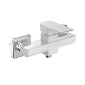 Baterie wannowe i prysznicowe - Bateria prysznicowa biała Saxon Omnires - miniaturka - grafika 1