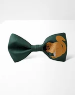 Krawaty i muchy męskie - Mucha męska ruda wiewiórka zielona - miniaturka - grafika 1