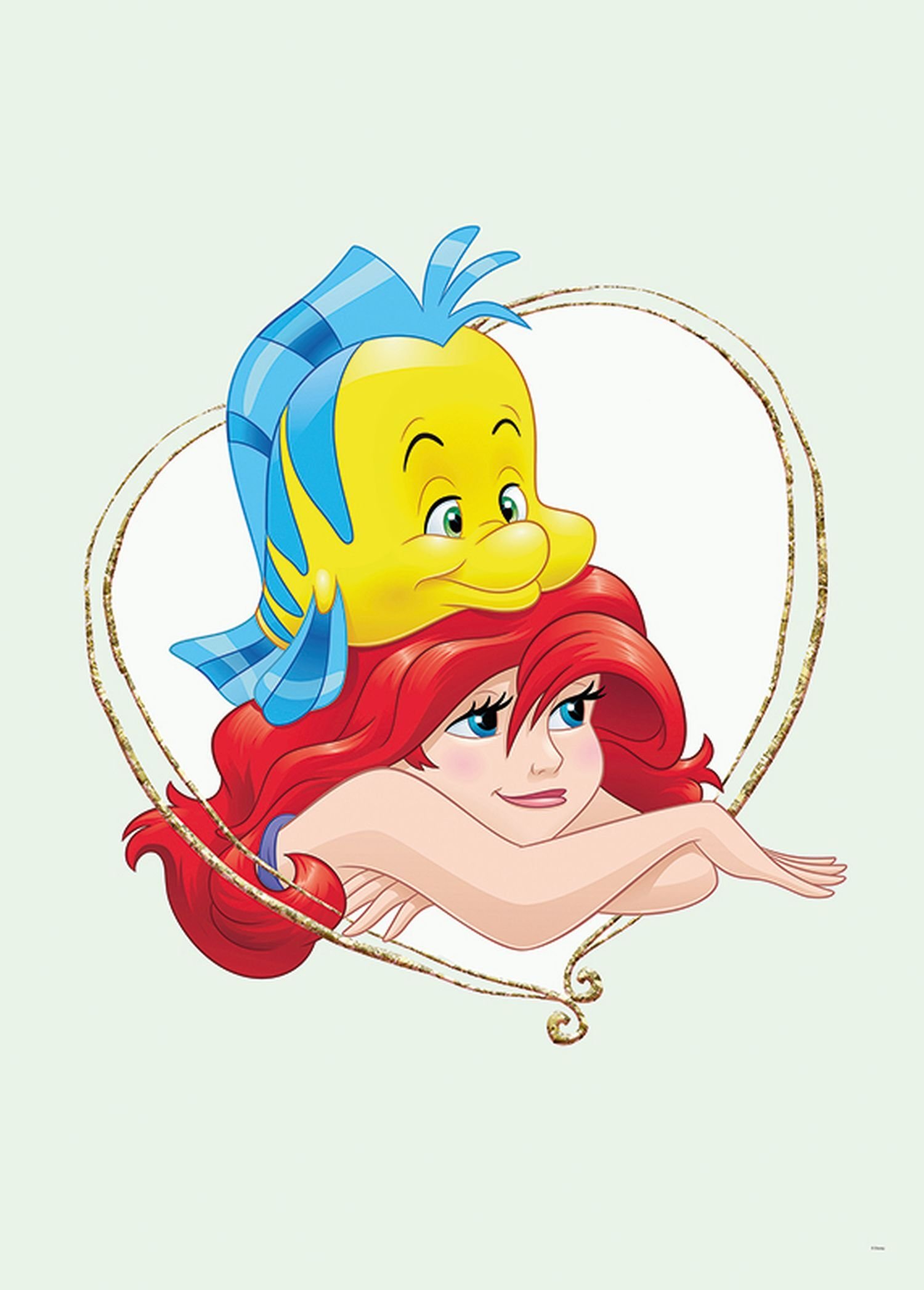 Disney plakat Arielka – Mała Syrenka wielokolorowym - 610166 - 50 x 70 cm