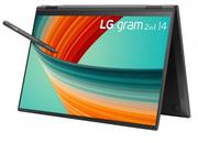 Laptopy - LG GRAM 14" 2023 Core i5-1340P | 14"-WQXGA | 16GB | 512GB | W11H - czarny 14T90R-G.AA55Y-16GB_500SSD - miniaturka - grafika 1