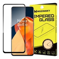Szkła hartowane na telefon - Wozinsky super wytrzymałe szkło hartowane Full Glue na cały ekran z ramką Case Friendly OnePlus 9 czarny - miniaturka - grafika 1