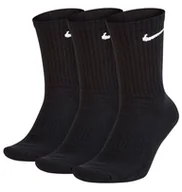Skarpetki damskie - Skarpety długie NIKE Everyday Cushion 3 PAK czarne sportowe - miniaturka - grafika 1