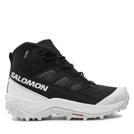 Buty trekkingowe męskie - Trekkingi Salomon Crosstrak Waterproof L47677300 Czarny - miniaturka - grafika 1