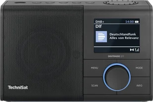 TechniSat DIGITRADIO 217 Przenośny Analogowe i cyfrowe Czarny - Radia - miniaturka - grafika 1