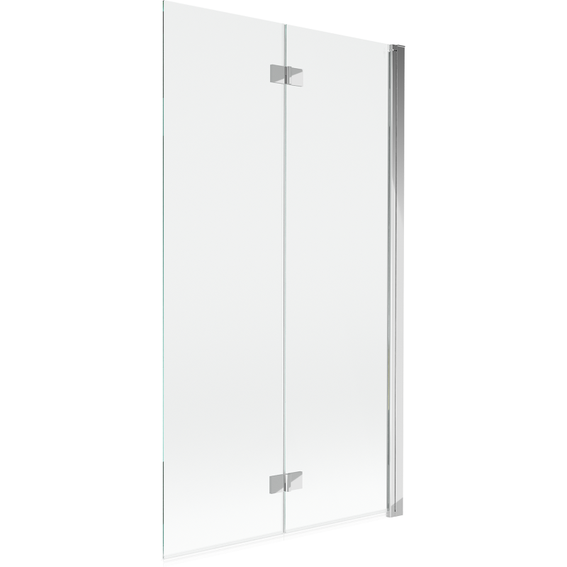 Mexen Mist parawan nawannowy 2-skrzydłowy prawy 100 x 150 cm, transparent, chrom - 8A9-100-002-01-00-P