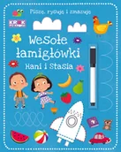 Książki edukacyjne - Wesołe łamigłówki Hani i Stasia. Krok po kroku - miniaturka - grafika 1