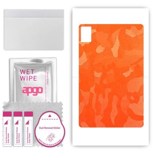 folia naklejka skórka strukturalna na TYŁ do Doogee T30S - Moro Camo Pomarańczowy - apgo SKINS