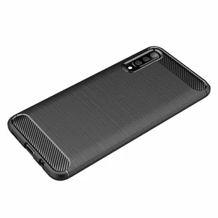 Carbon Case elastyczne etui pokrowiec Samsung Galaxy A50s / Galaxy A50 / Galaxy A30s czarny - Etui i futerały do telefonów - miniaturka - grafika 4