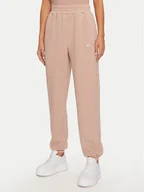 Spodnie sportowe damskie - Guess Spodnie dresowe Cecilia V4BB13 K7UW2 Beżowy Regular Fit - miniaturka - grafika 1