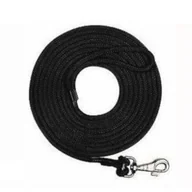 Smycze dla psów - Chaba Smycz treningowa linka czarna 10mm/20m - miniaturka - grafika 1