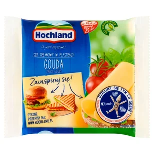 Hochland Gouda ser kremowy topiony w plastrach - Sery - miniaturka - grafika 1