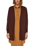 Swetry damskie - ESPRIT Damski kardigan 081ee1i317, Rust Brown, XXS - miniaturka - grafika 1