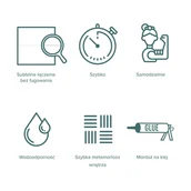 Panele ścienne i boazeria - Vox Panele ścienne SPC winylowe Industry 120x265 cm - miniaturka - grafika 1