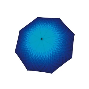 Parasol damski Doppler Carbonsteel Magic Fusion Blue automatyczny składany - Parasole - miniaturka - grafika 1