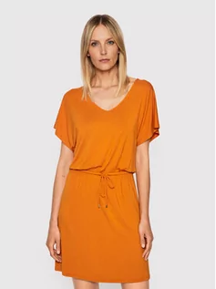 Sukienki - Emporio Armani Sukienka letnia 262720 2R315 00163 Pomarańczowy Regular Fit - grafika 1
