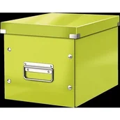 Pudła i pojemniki do przechowywania - Zielone pudełko do przechowywania Click&Store – Leitz - miniaturka - grafika 1