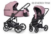 Wózki dziecięce - RIKO TREX 2W1 03 Energy Pink - miniaturka - grafika 1