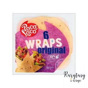 Poco Loco Tortilla pszenno-kukurydziana Wraps Original 25cm 6 szt. - Inne pieczywo - miniaturka - grafika 1