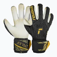 Piłka nożna - Rękawice bramkarskie Reusch Attrakt Freegel Gold X GluePrint Finger Support black/gold - miniaturka - grafika 1