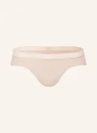 Majtki damskie - Calvin Klein Figi Seductive Comfort beige - miniaturka - grafika 1