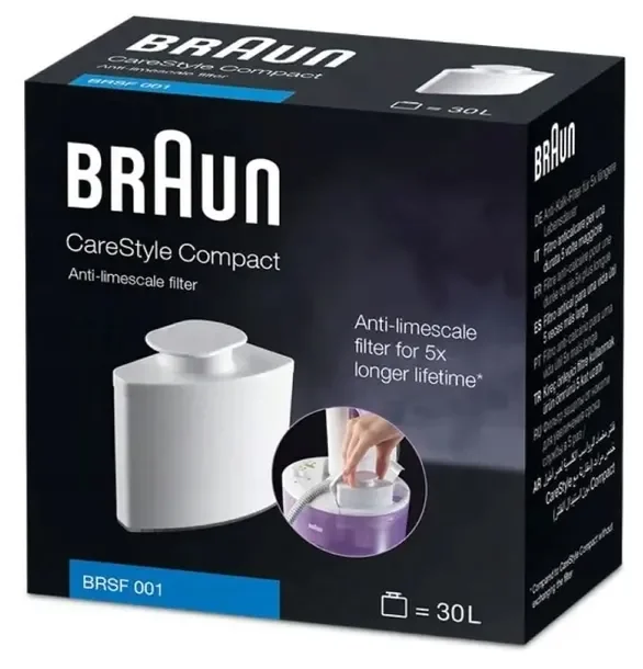 Filtr antywapienny do żelazka, generatora pary Braun BRSF001 CareStyle