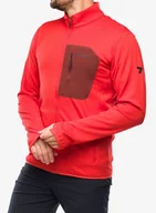 Bluzy sportowe męskie - Bluza polarowa Columbia Triple Canyon Grid Fleece Full Zip - spicy/spice - miniaturka - grafika 1
