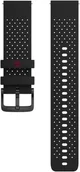 Akcesoria do smartwatchy - Polar silicone strap 22 mm, black / gray, S-L - miniaturka - grafika 1