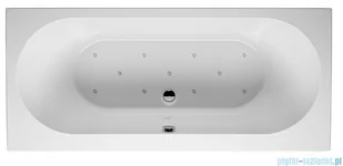 Riho Carolina wanna prostokątna 170x80cm z hydromasażem Air prawa B055004005 - Wanny z hydromasażem - miniaturka - grafika 1