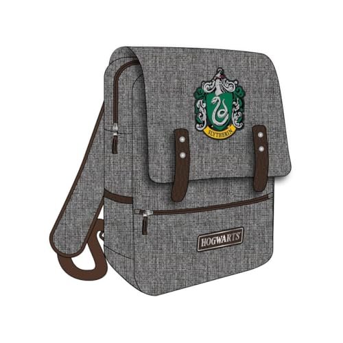 Plecak techniczny Harry Potter Slytherin na co dzień 30,0 x 40,0 x 13,0 cm, Biały, Estándar, Casual