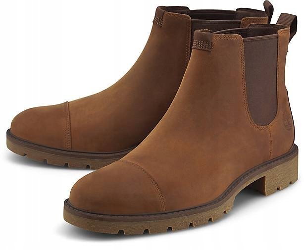 TIMBERLAND MĘSKIE SZTYBLETY BRĄZOWE ZE SKÓRĄ 43 1Ż8B