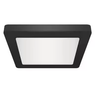 Lampy sufitowe - Plafon metalowy Olga 04411 Ideus LED 24W 4500K do jadalni czarna - miniaturka - grafika 1